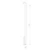 Nástěnné svítidlo povrchové 2x G9 hnědé Moderní LASER WALL XL 10832 Nowodvorski