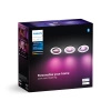 3x LED svítidlo pro zapuštěnou montáž 4,2 W 400 lm IP20 Bílá a barevná Ambiance RGB + TW White Smart SMART Zigbee Bluetooth Centura Philips HUE