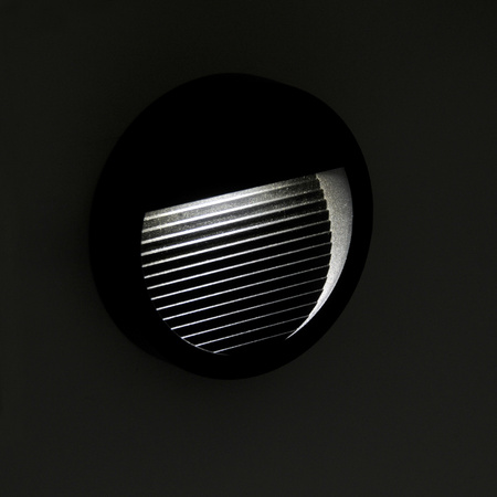 Zahradní povrchové schodišťové svítidlo LED 3W 60lm IP44 4000K šedé Q8 GOLDLUX (Polux)