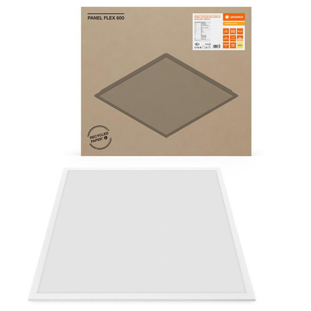LED panelové stropní světlo 30W 4800lm 3000K teplé stmívatelné povrchové montáže Flush Mount White 60x60cm Flex Ledvance
