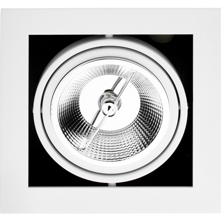 Halogenová Podhledové svítidlo GU10, ES111 Nastavitelná Čtvercová Bílá CANIS LUMILED