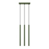 Stropní závěsné svítidlo Tuba Spot 3x G9 Olive Pastelo Ocean Green SL.1520 Sollux