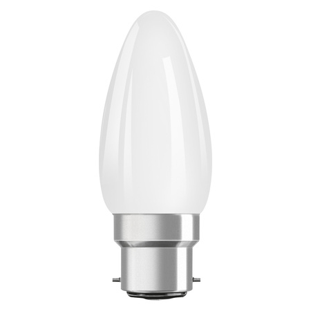 LED žárovka B35 Candle B22d 4,8W = 40W 470lm 2700K Warm 300° Dimmable PARATHOM Osram