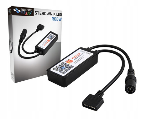 Ovladač pro RGBW WiFi SMART TUYA LED pásky 6A 5-24V 72W 144W Black LVT