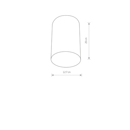 POINT PLEXI L 6530 Nowodvorski stropní lampa černá E27 povrchová moderní trubice