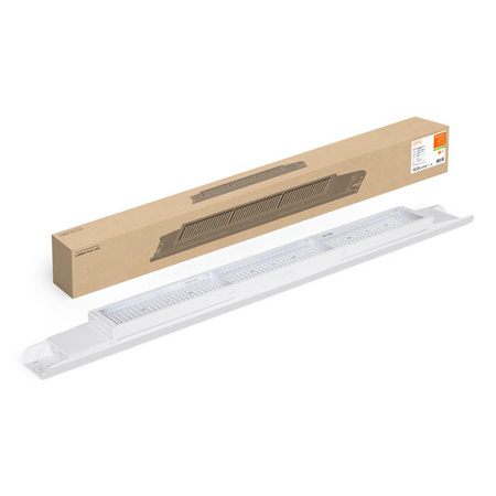 LED panel Lineární páskové svítidlo 73W 11315lm 4000K Neutrální Povrchová montáž Zavěšené bílé 120x10cm Low Bay Flex Ledvance