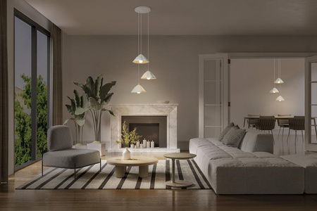 Dekorativní stropní závěsné svítidlo E14 White Decor Ledvance