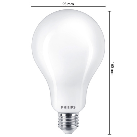LED žárovka E27 A67 23W = 200W 3452lm 4000K Neutrální bila 300° PHILIPS