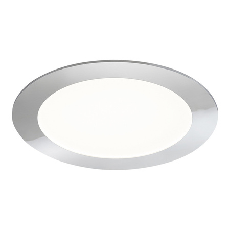 LED 12W 800lm 4000K chrom IP44 Industrial Lois 5585 Rabalux bodové svítidlo pro zápustnou montáž