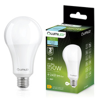 LED žárovka E27 A60 18W = 150W 2421lm 6500K Cold 260° LUMILED