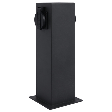 Zahradní lampa LED Outdoor Pole Standing Grey IP44 Elektri Sanico Goldlux