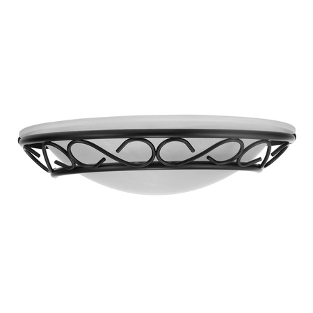 Nástěnné poloprofilové svítidlo LED E14 Black Classic Athen 3721 Rabalux