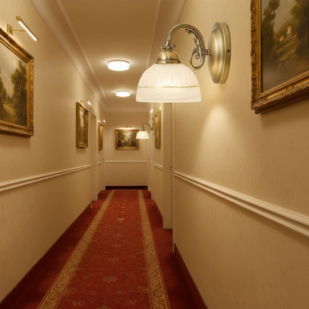 Nástěnné svítidlo E27 hnědé Classic Flossi 8811 Rabalux