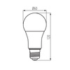 LED žárovka E27 A60 11W = 100W 1521lm 6500K Cold CRI90 IQ-LED Kanlux