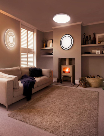 Přisazená LED stropní lampa 14.5W 3000K Teplá bílá 30cm kulatá ORBIS Pure LEDVANCE