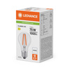 LED žárovka A60 E27 7,5W = 75W 1055lm 4000K neutrální bílá FILAMENT LEDVANCE