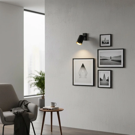 Nástěnné svítidlo Reflektorové nástěnné a stropní LED svítidlo 1 x GU10 MARIBEL Black GOLDLUX (Polux)