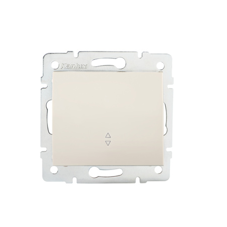 Spínač bez rámu LOGI switch cream KANLUX