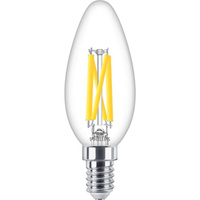 LED žárovka na svíčku E14 B35 5.9 = 60W 806lm 2700K Teplá bílá 360° vlákno PHILIPS Stmívatelné