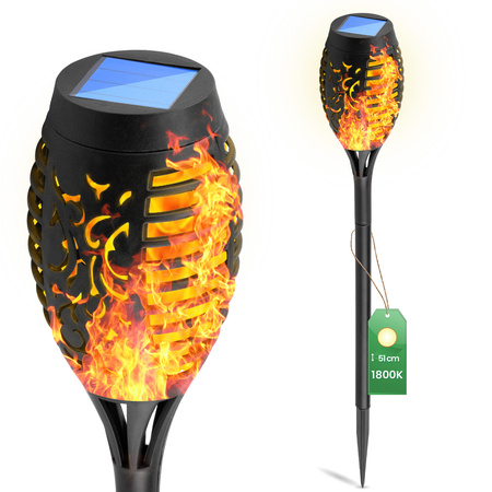 Solární LED lampa pochodn Efekt plamene, IGNIS LUMILED