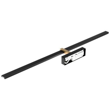 VENUS Zrcadlová lampa LED koupelnová nástěnná lampa 18W 1100lm černá a zlatá 90cm