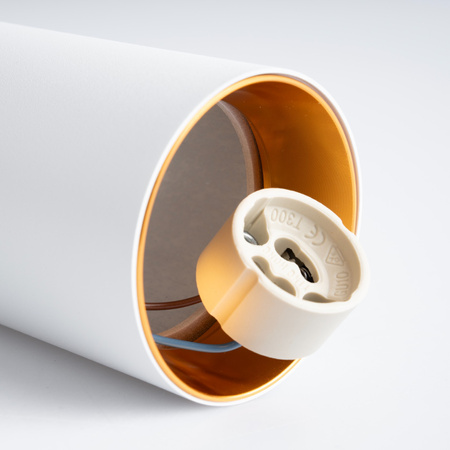 LUMILED HUMA RAIL SET WHITE + SAGI RAIL SPOTLIGHT WHITE-GOLD