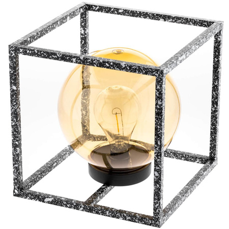 LED solární lampa Venkovní zahradní stojící lucerna 3000K IP44 23cm soumrakový senzor