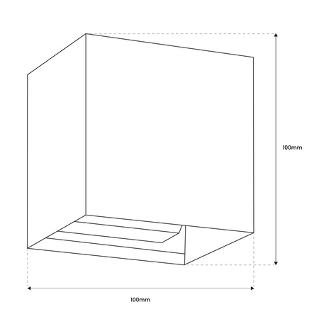 Zahradní nástěnná lampa G9, nastavitelné nahoru a dolů Grafitové PYXIS LUMILED