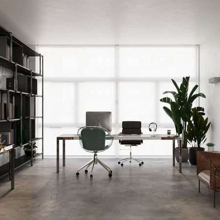 LED svítidlo VEGA 2xE27 Nástěnné svítidlo obdélníkové 50cm Beton SOLLUX