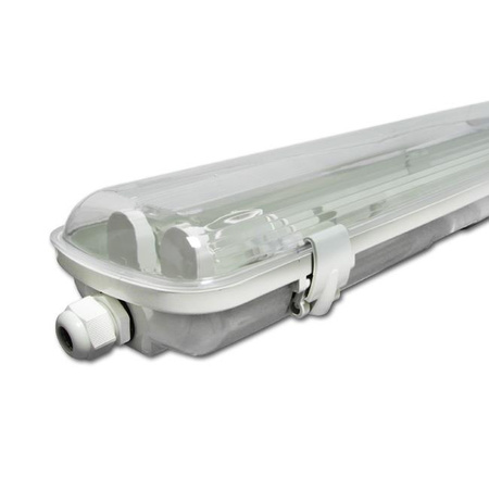 Ohnivzdorné svítidlo 150cm 2xT8 G13 IP65 Transparent Masterled