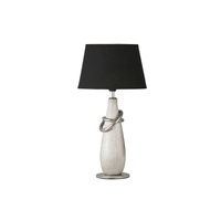Stolní noční lampa E14 stříbrná Moderní Evelyn 4372 Rabalux
