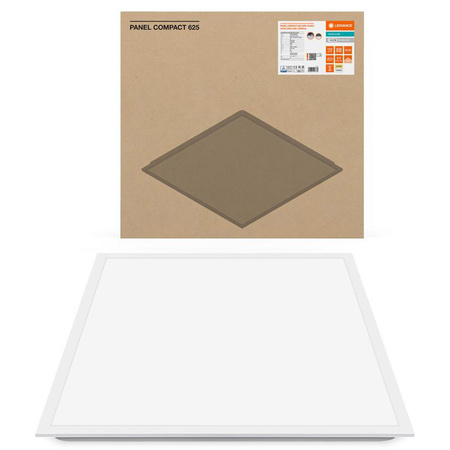 LED panelové kancelářské stropní svítidlo 35W 3850lm 3000K - 4000K CCT stmívatelné povrchově montované bílé 62x62cm UGR19 Compact Ledvance