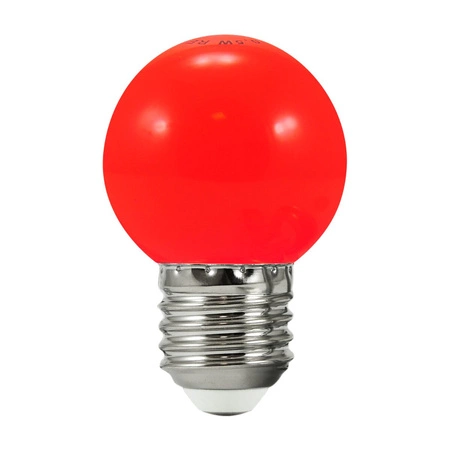 2x Žárovka G45 ČERVENÁ na party girlandu 36V GOLDLUX (Polux)