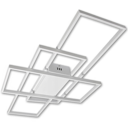 LED lustrová stropní lampa 126W CCT GALAXIS HYDRA bílá + dálkové ovládání