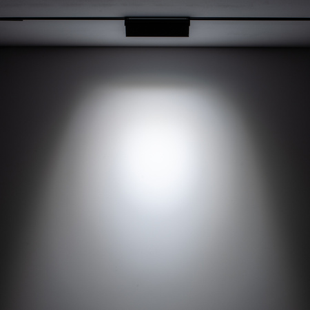 LED reflektor pro přípojnice 1 fáze LED 9W 880lm 4000K neutrální černá průmyslová LVM FOCUS OUT 10646 Nowodvorski