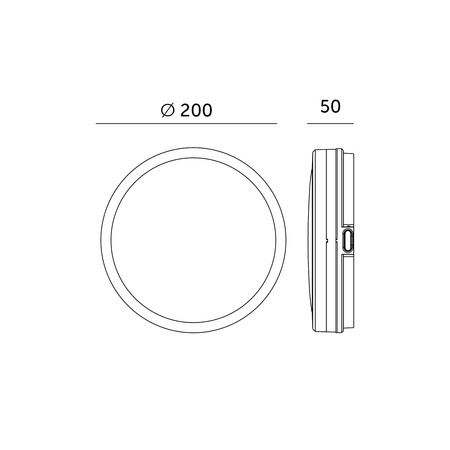 LED stropní svítidlo do koupelny 12W 1260lm 4000K 120° s pohybovým a soumrakovým senzorem bílé IP65 Nairos Kobi