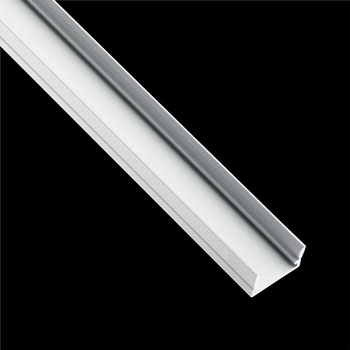Povrchový Eloxovaný Hliníkový Profil pro LED Pásky KM35, Stříbrný 2m LUMILED
