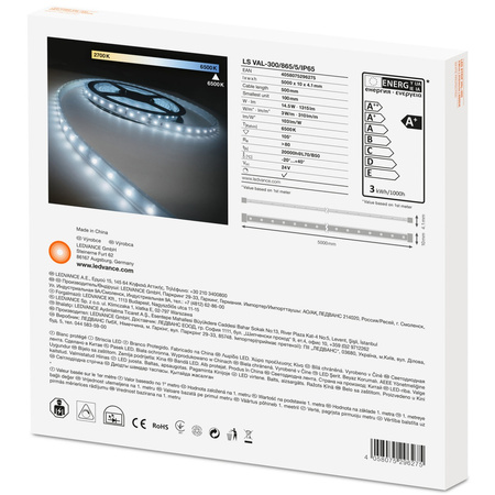 LED pásek 24V 14,5W 300LED Cold IP65 5m Ledvance