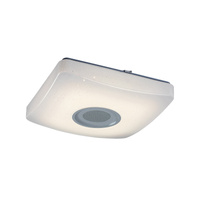 Plafond LED stropní světlo pro povrchovou montáž 18W 1350lm 3000-6000K CCT RGB stmívatelné časovač dálkové ovládání bílé moderní Murry Rabalux