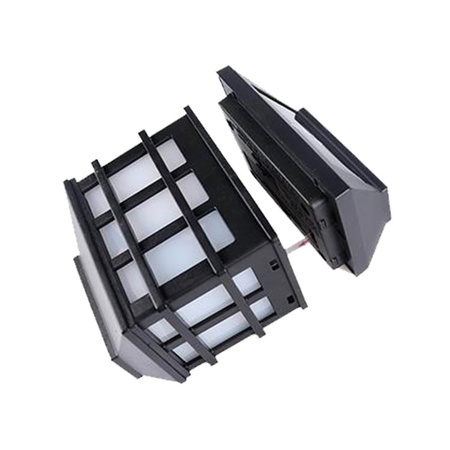 Nástěnné svítidlo Solární LED zahradní fasádní svítidlo IP44 s efektem plamene