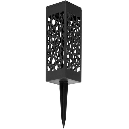 Solární LED venkovní lampa E27, LED ažurová sloupek IP44 3000K AZURE LUMILED