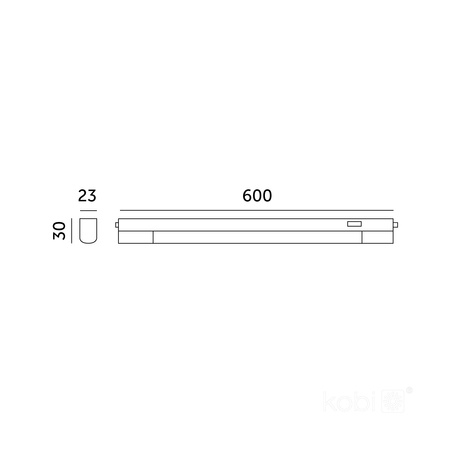 LED svítidlo pod nábytek 8W 800lm CCT White Kobi