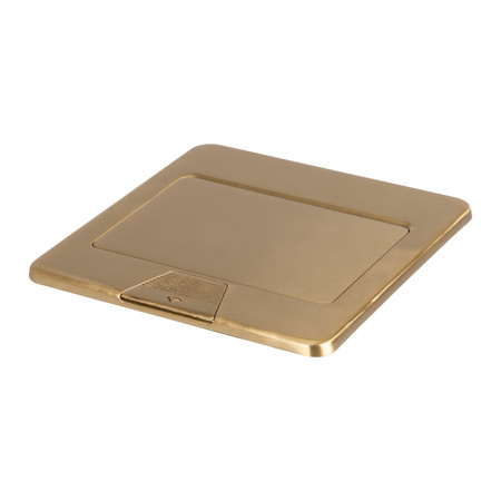 Podlahová krabice pro elektrickou zásuvku Square Gold Office+ Kanlux