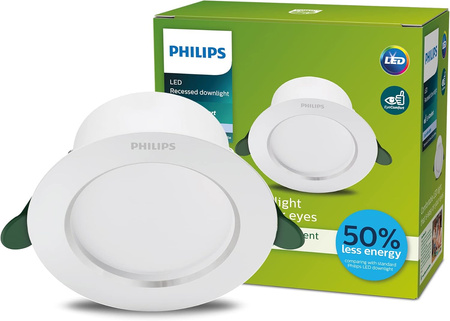 Zapuštěná montáž LED pod omítku 2,2W 345lm 4000K White Diamond Philips
