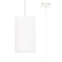 LED závěsné stropní svítidlo OTTO E27 Lustr 15cm bílý SOLLUX