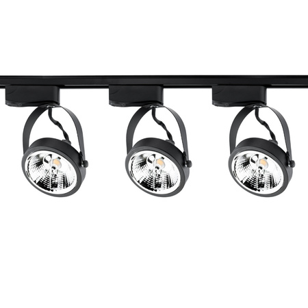 Sada sběrnicového osvětlení 1.5 m + 3x GU10 AR111 VICTUS Buslight Black