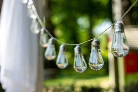 LED Solární řetěz, 20x LED Ozdobné Žárovky 5.69m Teplá bílá 3000K HELIC LUMILED