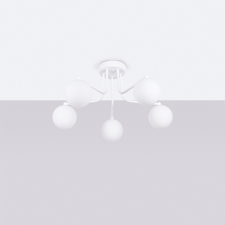 Lustr Stropní závěsné svítidlo 5x G9 White Astral French Sky SL.1660 Sollux