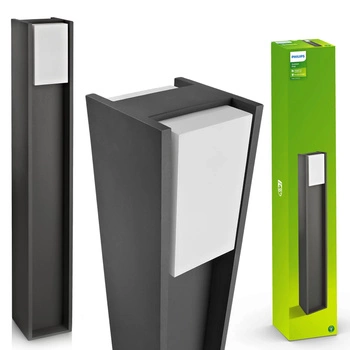 Venkovní LED zahradní svítidlo BRIDGE myGarden E27 IP44 Tyč 80cm Antracit PHILIPS