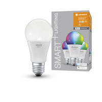 3x LED žárovka E27 A60 9W 806lm CCT RGB LEDVANCE SMART+ WiFi Stmívatelné